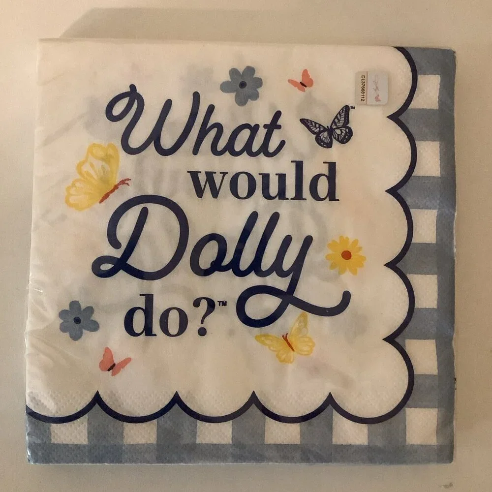 Dolly Parton Deluxe Party/Picnic Package. What Would Dolly Do, New In Package.